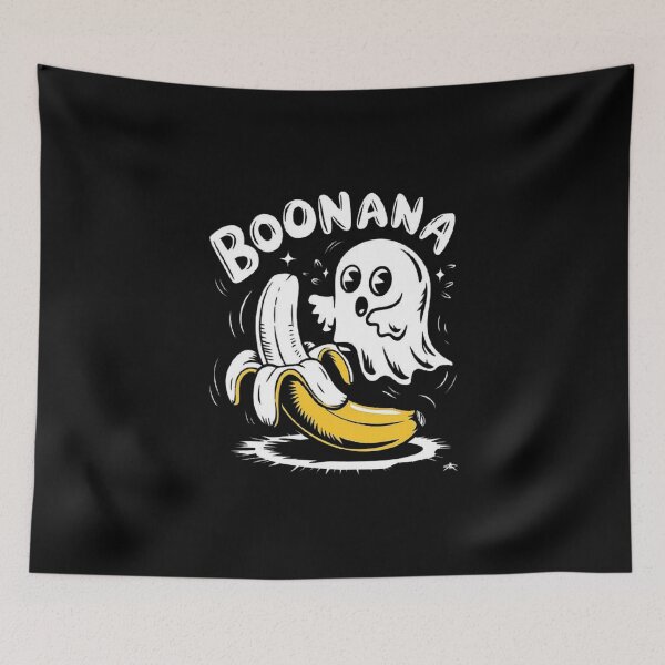 Item preview, Funny Halloween Banana Ghost Pun - Boonana Cute Spooky Design designed and sold by love3617.