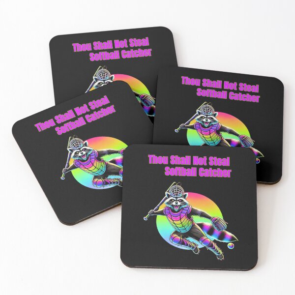 Item preview, Thou Shall Not Steal Softball Catcher designed and sold by TrendsLook.