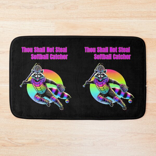 Item preview, Thou Shall Not Steal Softball Catcher designed and sold by TrendsLook.