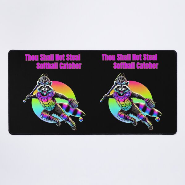Item preview, Thou Shall Not Steal Softball Catcher designed and sold by TrendsLook.