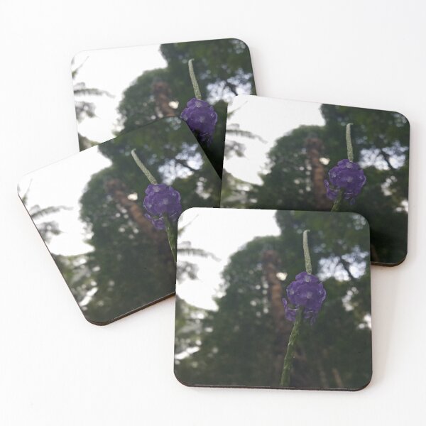 Item preview, Purple Flower Wallpaper focuses on the beautiful foreground ||  Floral Photography designed and sold by Yusuf-Design.