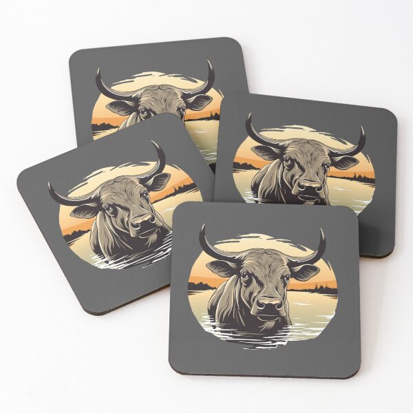Item preview, Water Buffalo  designed and sold by Myra365Art.