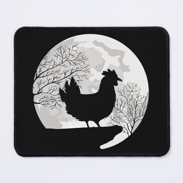 Item preview, Moon and Chicken Wilderness Silhouette Design designed and sold by Jaudaux Designs.