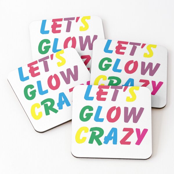 Item preview, Let's Glow Crazy designed and sold by Meharshop.