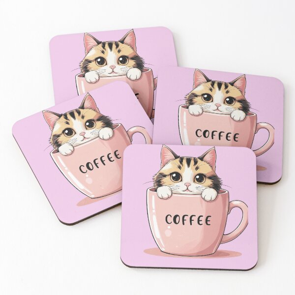 Item preview, Cute coffee cat – perfect morning motivation designed and sold by ApriNoeScor.