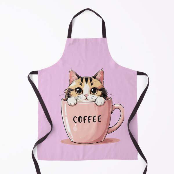 Item preview, Cute coffee cat – perfect morning motivation designed and sold by ApriNoeScor.