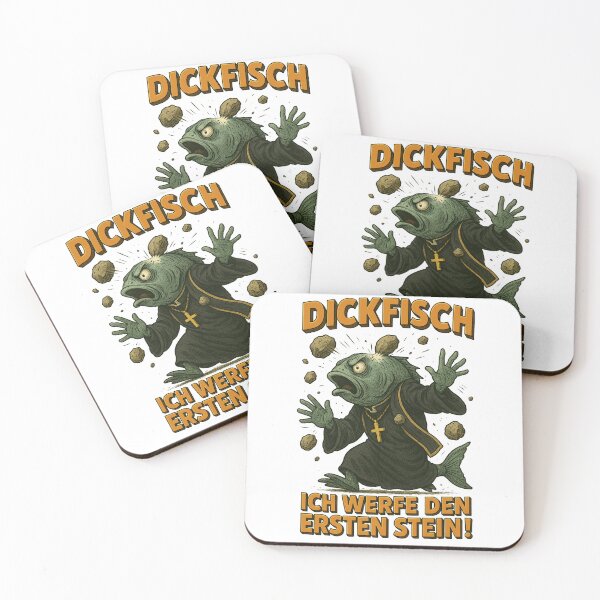 Item preview, Dickfisch as priest, inscription "I cast the first stone!" designed and sold by DickfischWear.