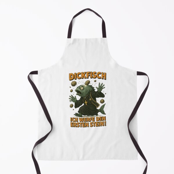Item preview, Dickfisch as priest, inscription "I cast the first stone!" designed and sold by DickfischWear.