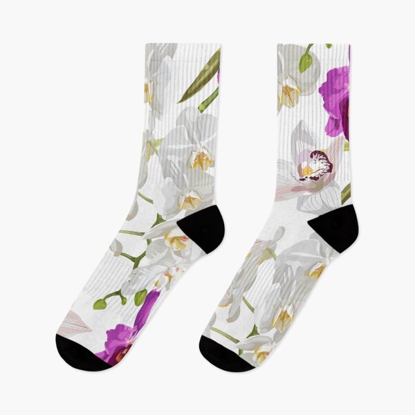 Item preview, Seamless floral pattern, many kind of tropical orchids. designed and sold by MatyKotiv.