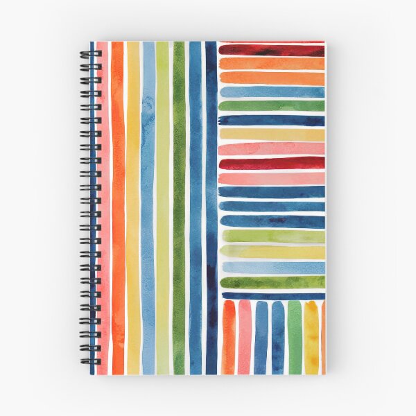 Item preview, Watercolor Colorful Stripes In Summer Colors  designed and sold by Tamas Das.