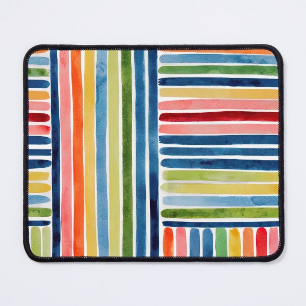 Item preview, Watercolor Colorful Stripes In Summer Colors  designed and sold by Tamas Das.