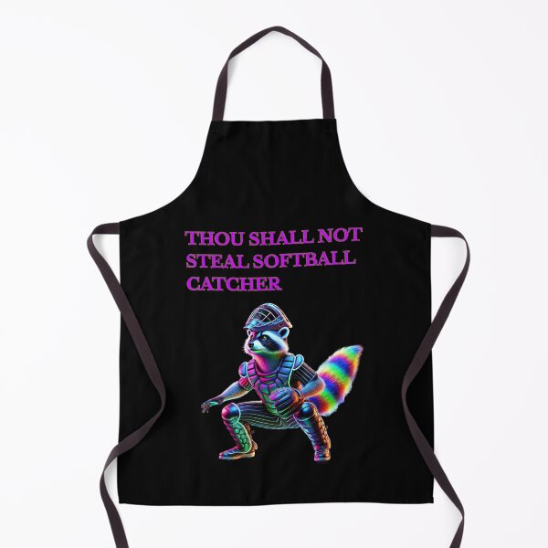 Item preview, Thou Shall Not Steal Softball Catcher designed and sold by TrendsLook.