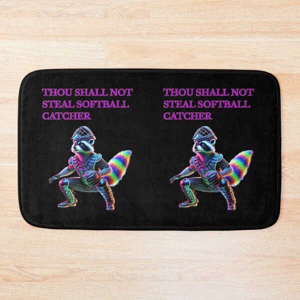 Item preview, Thou Shall Not Steal Softball Catcher designed and sold by TrendsLook.