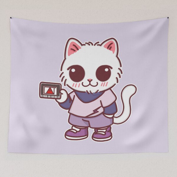 Item preview, Chibi Cat with Hunter License Card designed and sold by BGMeYou.