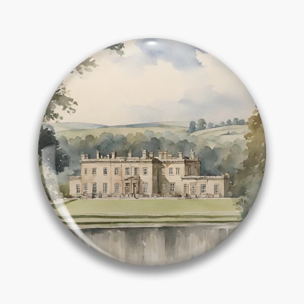 Item preview, Pride and Prejudice Pemberley Watercolour Landscape designed and sold by booksnbobs.