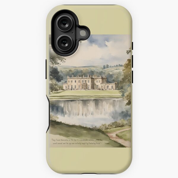 Artikel-Vorschau von Stolz und Vorurteil Pemberley Aquarell Landschaft, designt und verkauft von booksnbobs.
