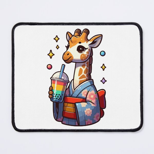 Item preview, Giraffe Bubble Boba Tea Anime Cute Kawaii designed and sold by Artistoos.