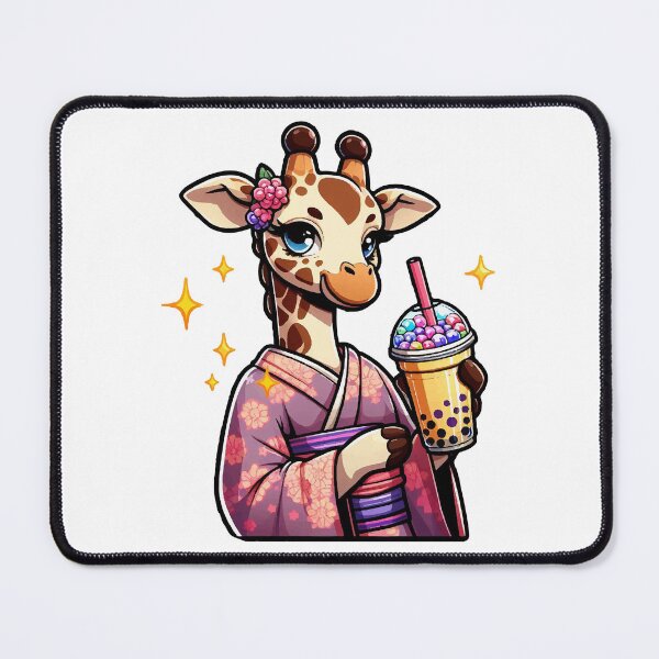 Item preview, Giraffe Bubble Boba Tea Anime Cute Kawaii designed and sold by Artistoos.
