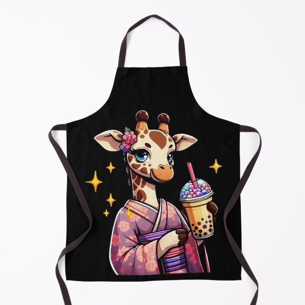 Item preview, Giraffe Bubble Boba Tea Anime Cute Kawaii designed and sold by Artistoos.