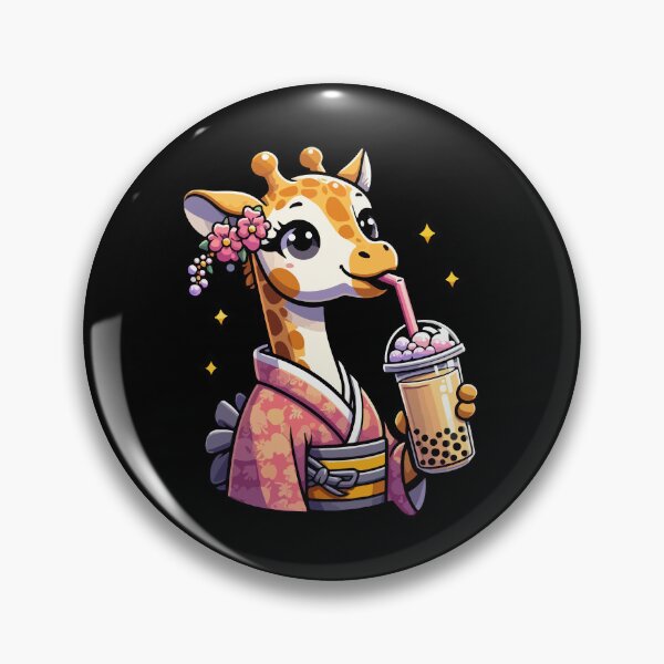 Item preview, Giraffe Bubble Boba Tea Anime Cute Kawaii designed and sold by Artistoos.