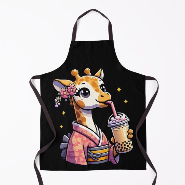 Item preview, Giraffe Bubble Boba Tea Anime Cute Kawaii designed and sold by Artistoos.