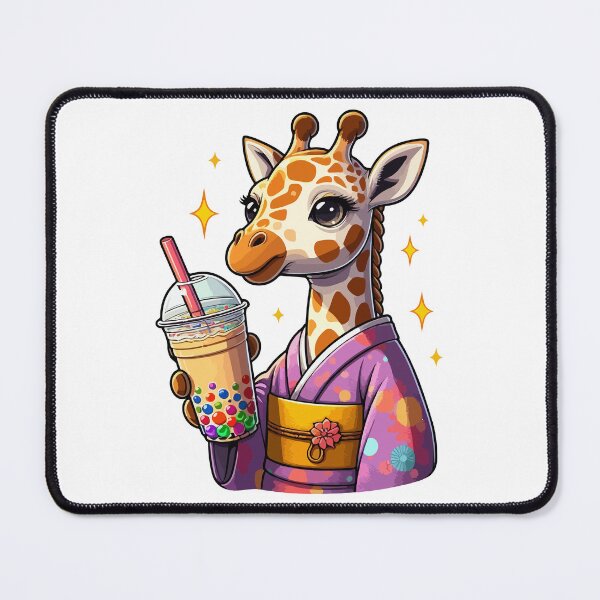 Item preview, Giraffe Bubble Boba Tea Anime Cute Kawaii designed and sold by Artistoos.