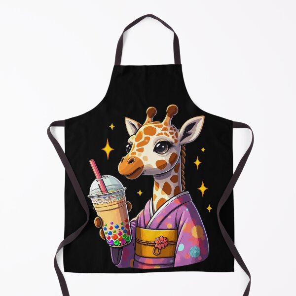 Item preview, Giraffe Bubble Boba Tea Anime Cute Kawaii designed and sold by Artistoos.