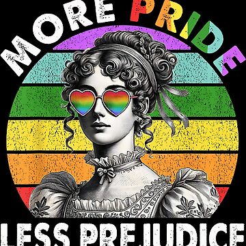 Artwork thumbnail, More Pride Less Prejudice Pride Month LGBTQ Gay Lesbian by lidanmasi