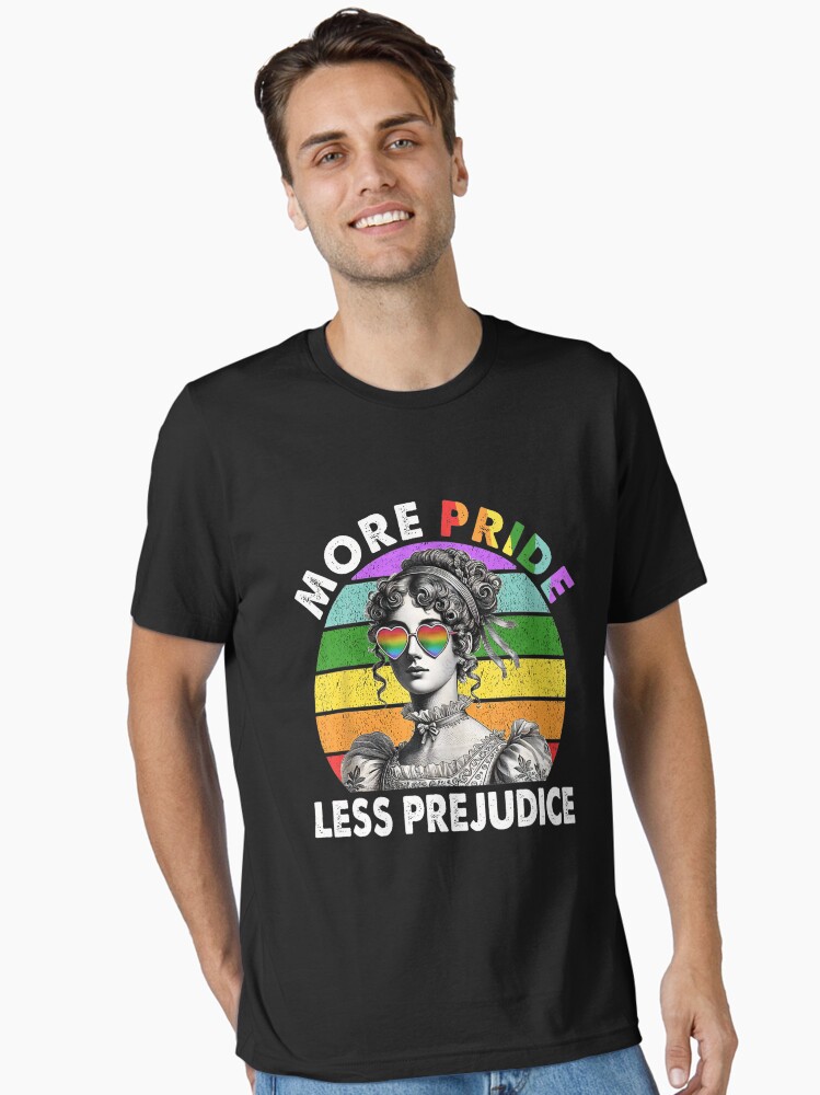 Thumbnail 1 of 7, Essential T-Shirt, More Pride Less Prejudice Pride Month LGBTQ Gay Lesbian designed and sold by lidanmasi.