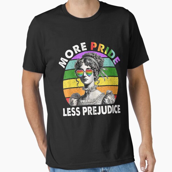 Item preview, More Pride Less Prejudice Pride Month LGBTQ Gay Lesbian designed and sold by lidanmasi.