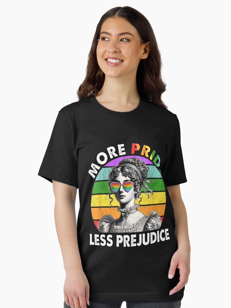 Thumbnail 2 of 7, Essential T-Shirt, More Pride Less Prejudice Pride Month LGBTQ Gay Lesbian designed and sold by lidanmasi.