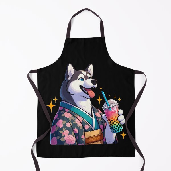 Item preview, Huskey Bubble Boba Tea Anime Cute Kawaii designed and sold by Artistoos.