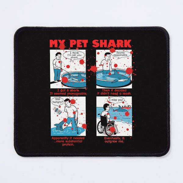 Item preview, My Pet Shark: A Cautionary Comic designed and sold by CoolCrazyQuirky.