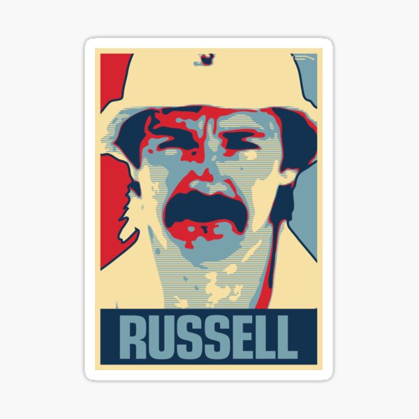 Vista previa del artículo con la obra «Russell», diseñado y vendido por DAFTFISH.
