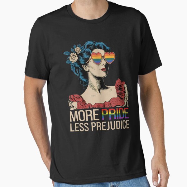 Item preview, More Pride Less Prejudice Pride Month LGBTQ designed and sold by lidanmasi.