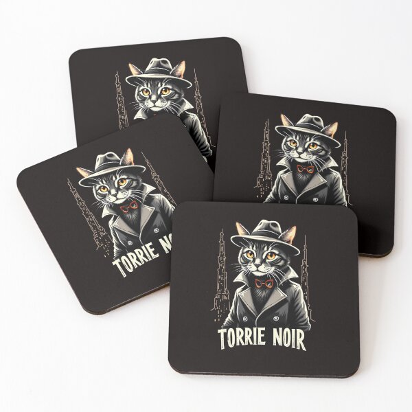 Item preview, Torrie Noir - Detective Cat Art designed and sold by Crush-Vogue.