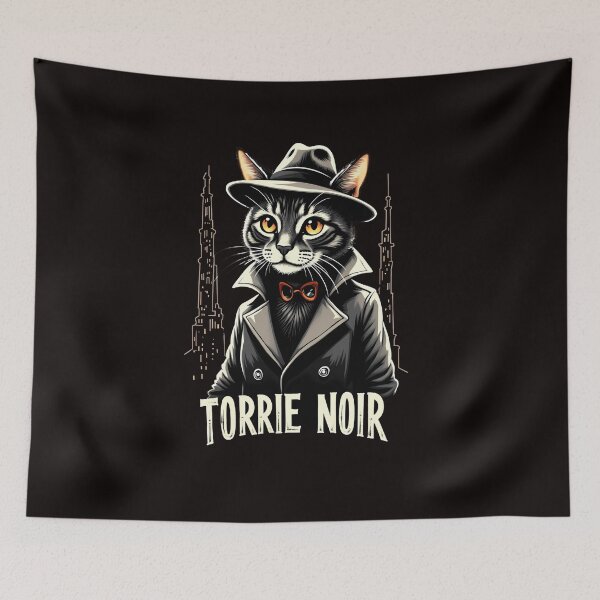 Item preview, Torrie Noir - Detective Cat Art designed and sold by Crush-Vogue.