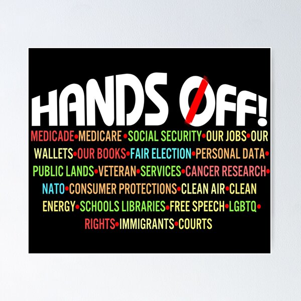 Item preview, Hands Off Protest Social Security designed and sold by Teetreasure2.