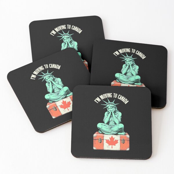 Item preview, I'm Moving To Canada Sad American Statue Of Liberty designed and sold by GrandeDuc.