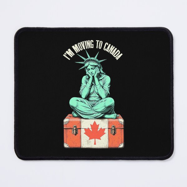 Item preview, I'm Moving To Canada Sad American Statue Of Liberty designed and sold by GrandeDuc.