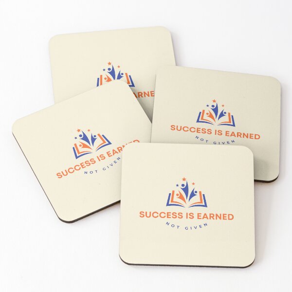 Item preview, Success is Earned, Not Given - Motivational Design designed and sold by AIKNOCKTECK.