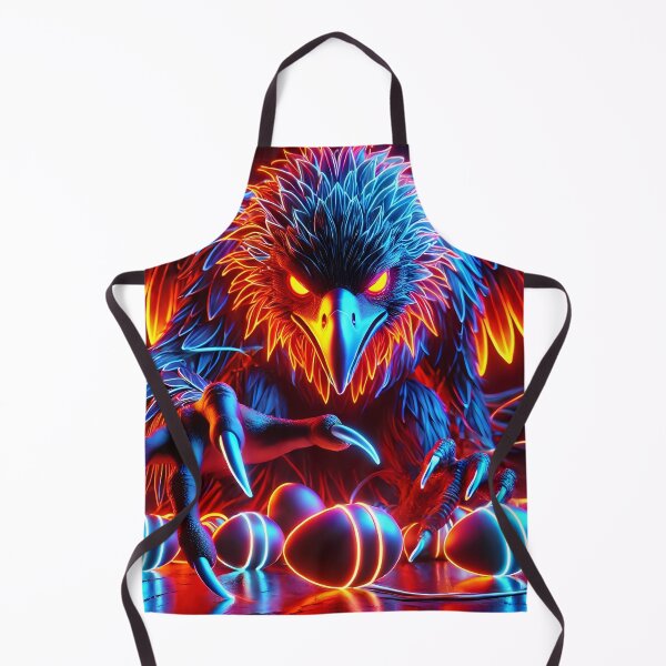 Aperçu de l'œuvre Cyberpunk Neon Eagle – Gardien futuriste et lumineux créée et vendue par FusionCipher.