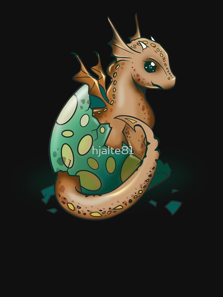 Thumbnail 7 of 7, Classic T-Shirt, Baby Dragon designed and sold by hjalte81.