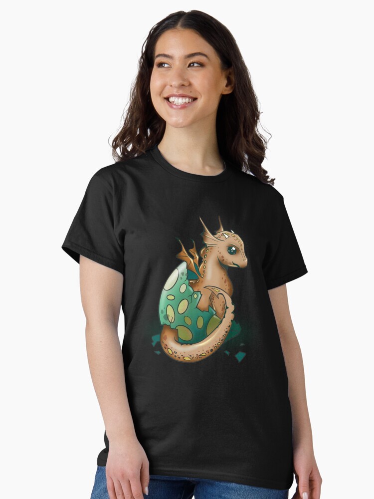 Thumbnail 1 of 7, Classic T-Shirt, Baby Dragon designed and sold by hjalte81.