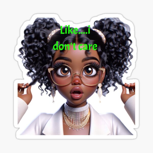 Item preview, Like...I don't care designed and sold by Melaninmade56.