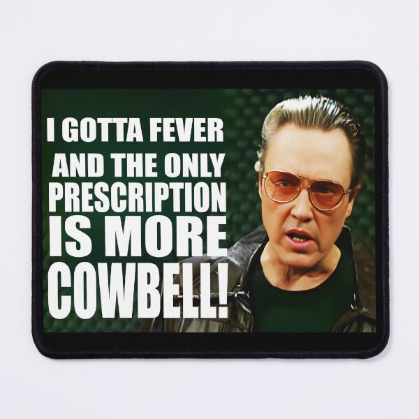 Item preview, Christopher Walken - Bruce Dickinson - I gotta Fever - More cowbell snl 2000 designed and sold by Kludoman.