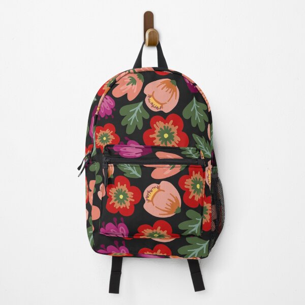 Item preview, Floral seamless pattern of colorful flowers and leaves designed and sold by Tanatvee.