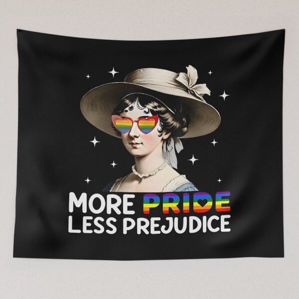 Item preview, More Pride Less Prejudice Rainbow LGBT Gay Lesbian Pride designed and sold by lidanmasi.