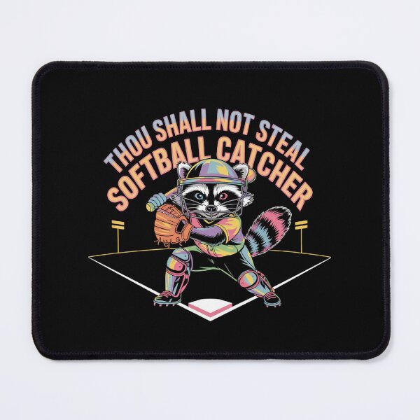 Item preview, Thou Shall Not Steal Softball Catcher designed and sold by TrendsLook.