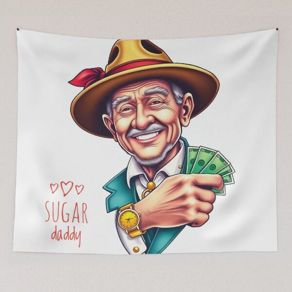 Item preview, Sugar Daddy Candy Typography – Funny Bold Text Design designed and sold by apoknight.